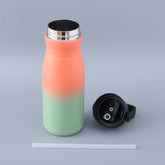 Heart Home Vacuum Insulated Water Bottle | Stainless Steel Sipper Bottle with Handle | Hot & Cold Water Bottle | Leakproof, BPA Free, Rustproof | 780 ML | Orang & Green